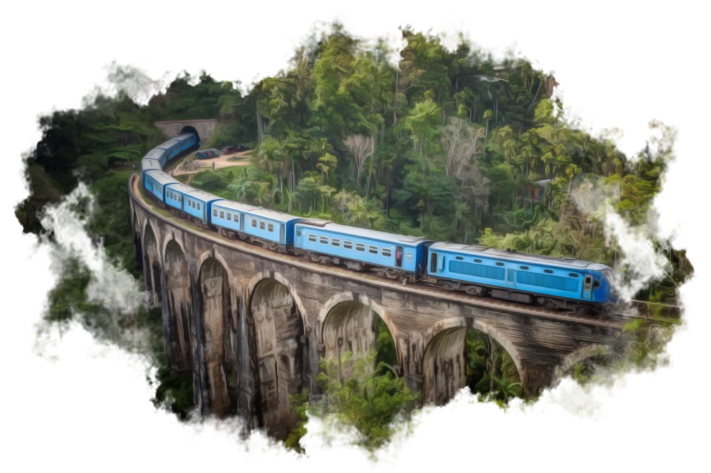 Sri Lanka adventure holiday with a scenic hill country train ride