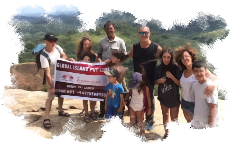 Family enjoying a private Sri Lanka tour with Elephant Travels